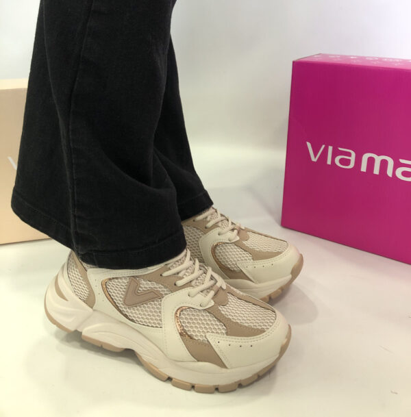 VIA MARTE SNEAKERS ART140 BEIGE - Image 2